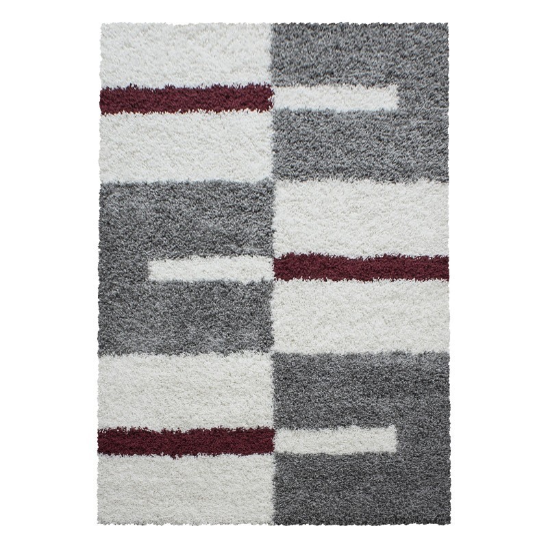 Gala 2505 tæppe - Rød - 100X200