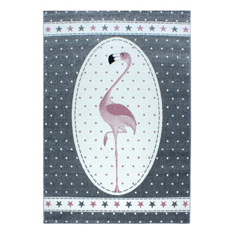 Kids Børnetæppe Flamingo Design - Pink - 120x170