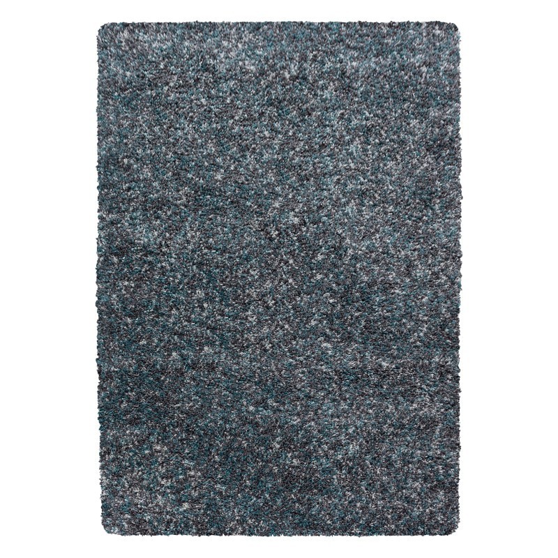 Enjoy Shaggy Tæppeløber Plettet - Blå - 60x110 (Løber)