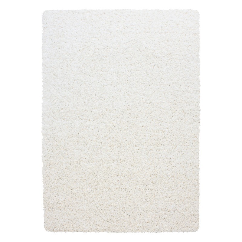 Dream Shaggy tæppe Ensfarvet - Creme - 120x170