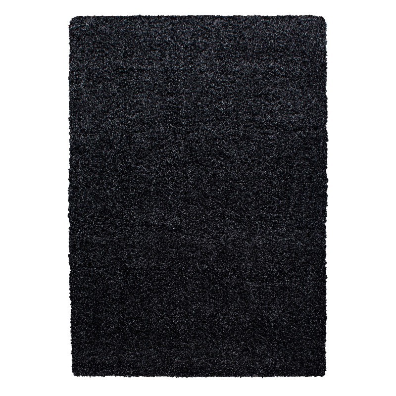 Dream Shaggy tæppe Ensfarvet - Antracit - 120x170