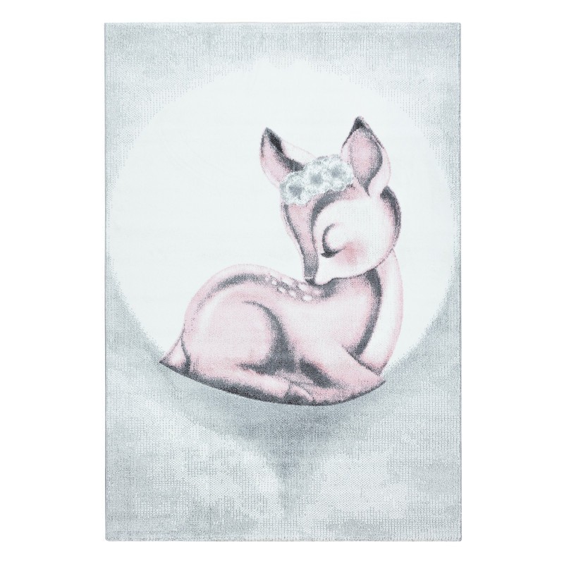 Bambi Børnetæppe Rådyr - Pink - 120x170