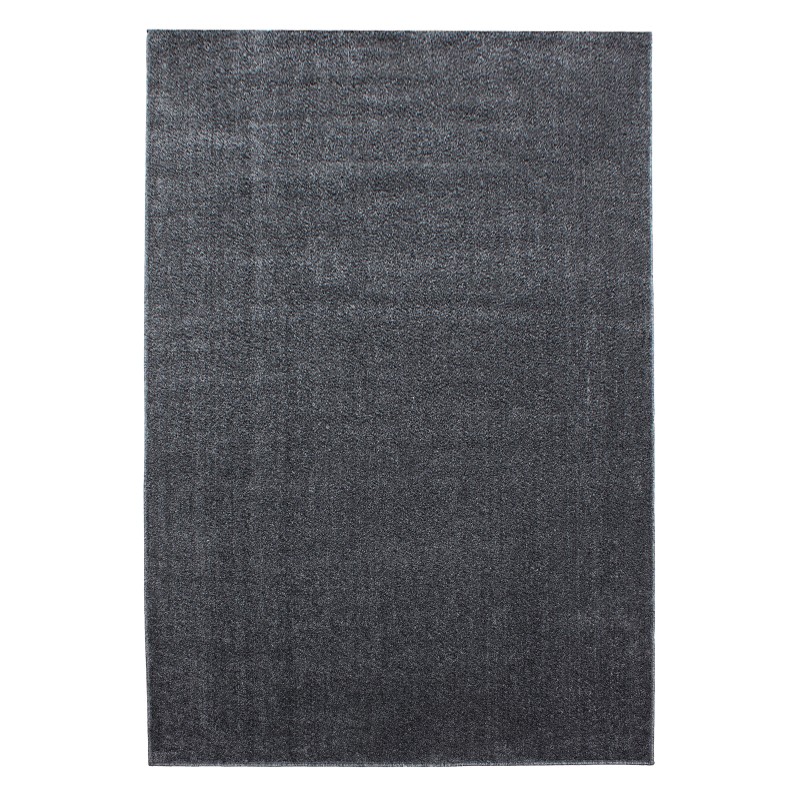 Ata Kortluvet Tæppeløber Ensfarvet - Grå - 80x250 (Løber) billede