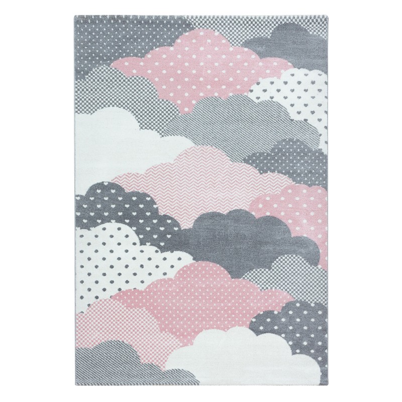 Bambi Børne Tæppeløber Sky - Pink - 80x150 (Løber) billede