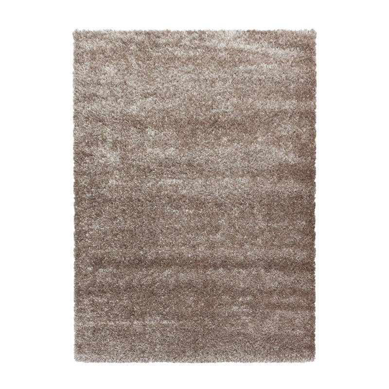Brilliant Shaggy Tæppeløber Ensfarvet - Brun - 60x110 (Løber) billede
