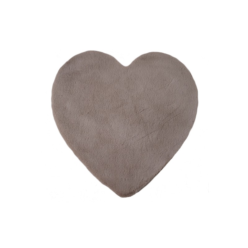Caty Børnetæppe Hjerte - Beige - 90x90