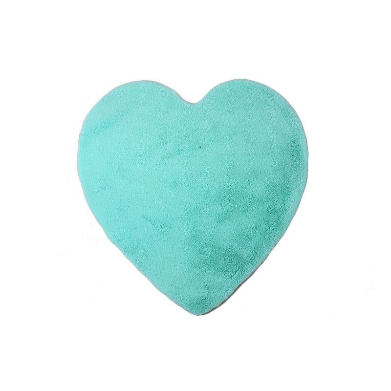 Caty Børnetæppe Hjerte - Mynte - 90x90