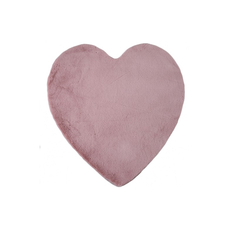 Caty Børnetæppe Hjerte - Rosa - 90x90