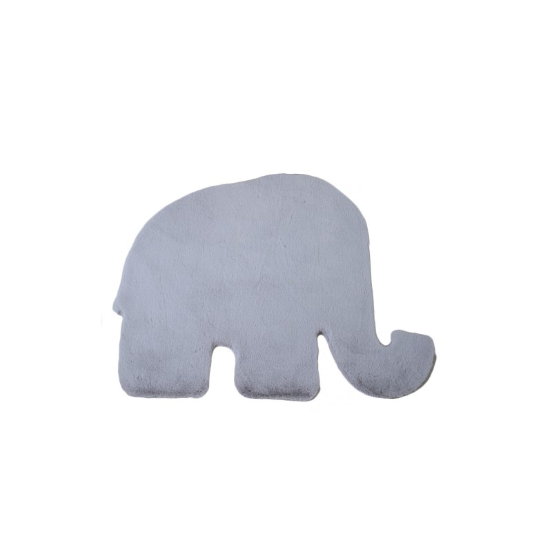 Caty Børnetæppe Elefant - Sølv - 80x100