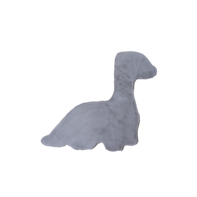 Caty Børnetæppe Dino - Sølv - 80x100