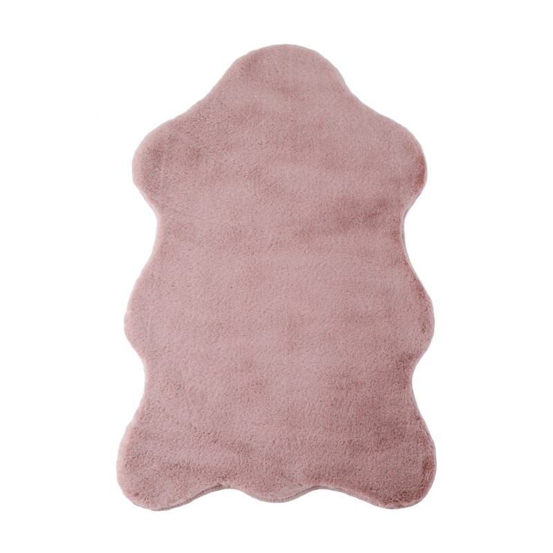 Caty Børnetæppe imiteret Fåreskind - Rosa - 60x90