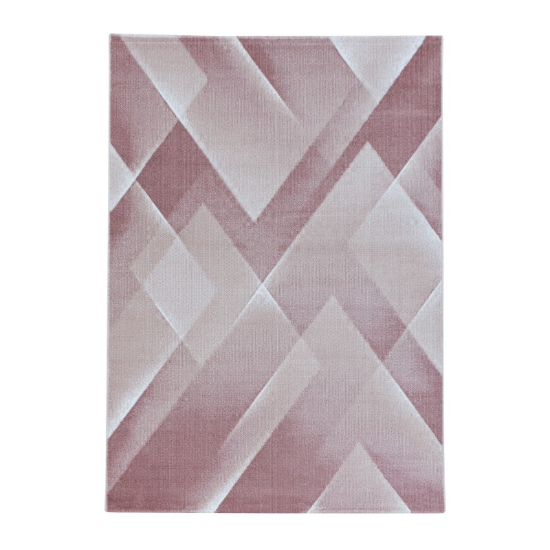 Costa Kortluvet tæppe Abstrakt - Pink - 160x230 billede