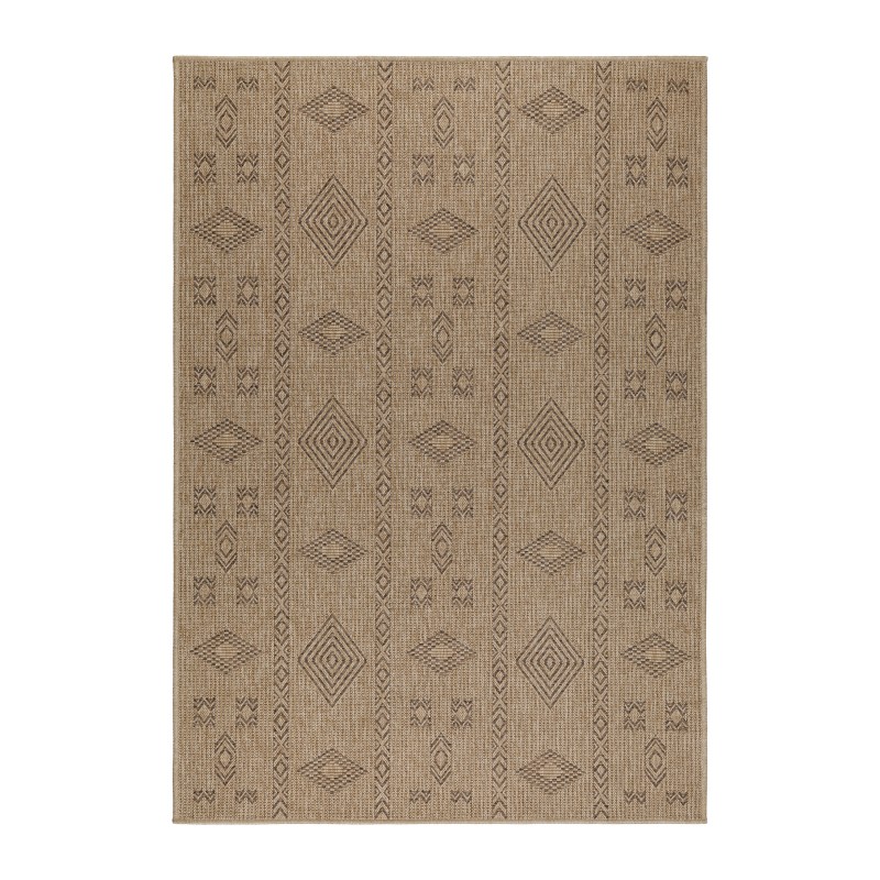 Dhaka Udendørs Tæppeløber Vintage - Sort - 80x250 (Løber)