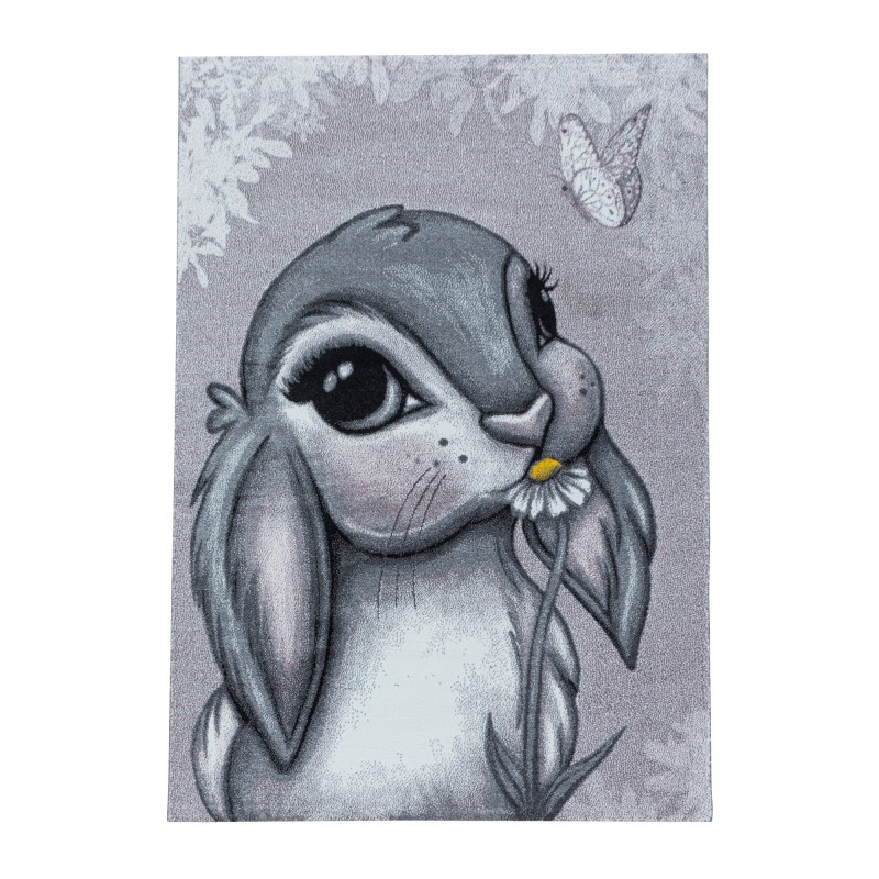 Funny Børnetæppe Kanin - Pink - 120x170 billede