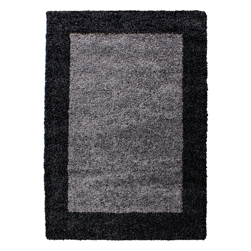 Life Shaggy tæppe Ramme - Antracit - 240x340 billede