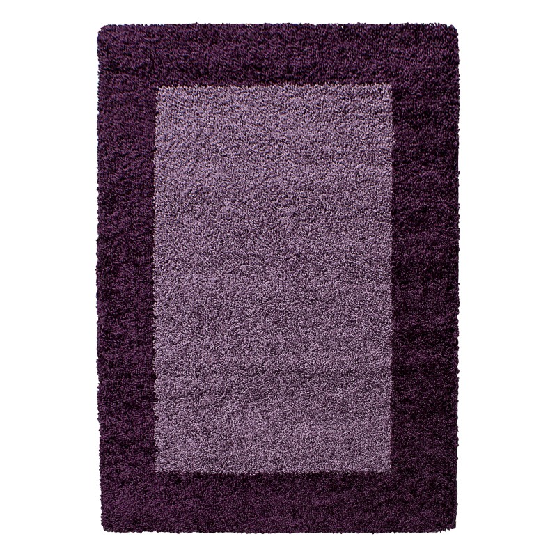 Life Shaggy Tæppeløber Ramme - Lilla - 80x150 (Løber) billede