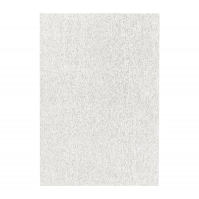 Nizza Kortluvet tæppe Ensfarvet - Creme - 200x290