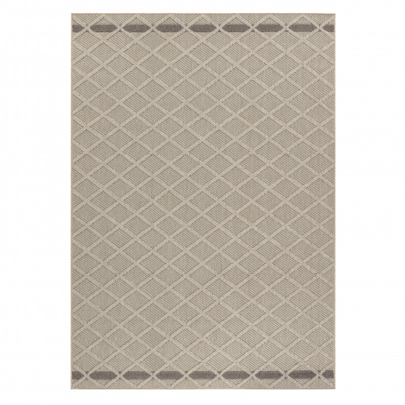 Patara Udendørs Tæppeløber Rhombus - Beige - 80x150 (Løber) billede