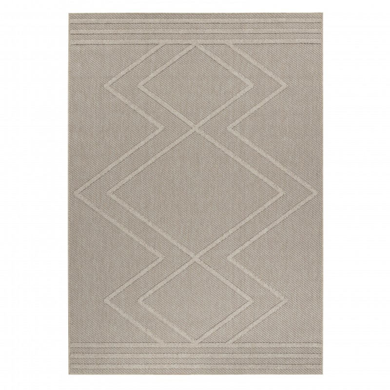 Patara Udendørs Tæppeløber Boho - Beige - 80x250 (Løber) billede
