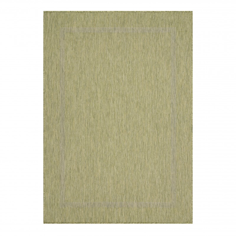 Relax Udendørs Tæppeløber Ensfarvet - Grøn - 80x250 (Løber) billede