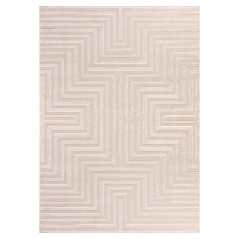 Sahara Indendørs Tæppeløber 3D - Beige - 80x150 (Løber)