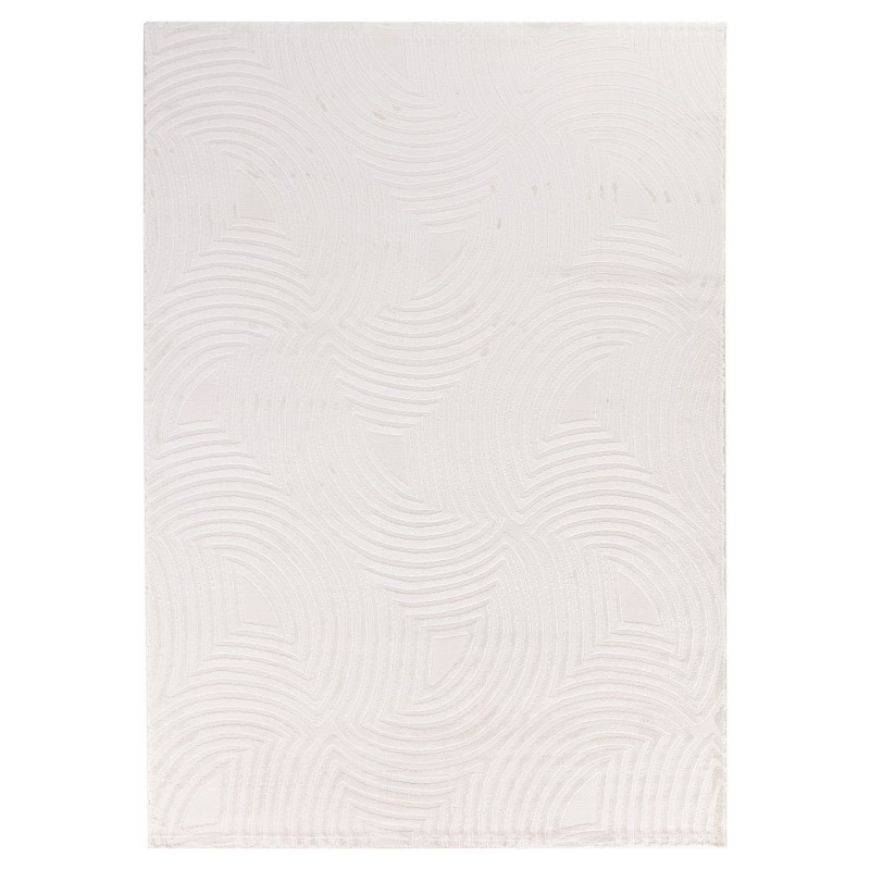 SAHARA creme kortluvet gulvtæppe med 3D-design rektangel - 240 x 340 cm