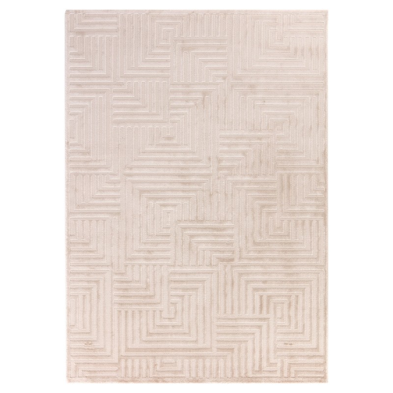 Sahara Indendørs Tæppeløber 3D - Beige - 80x150 (Løber)