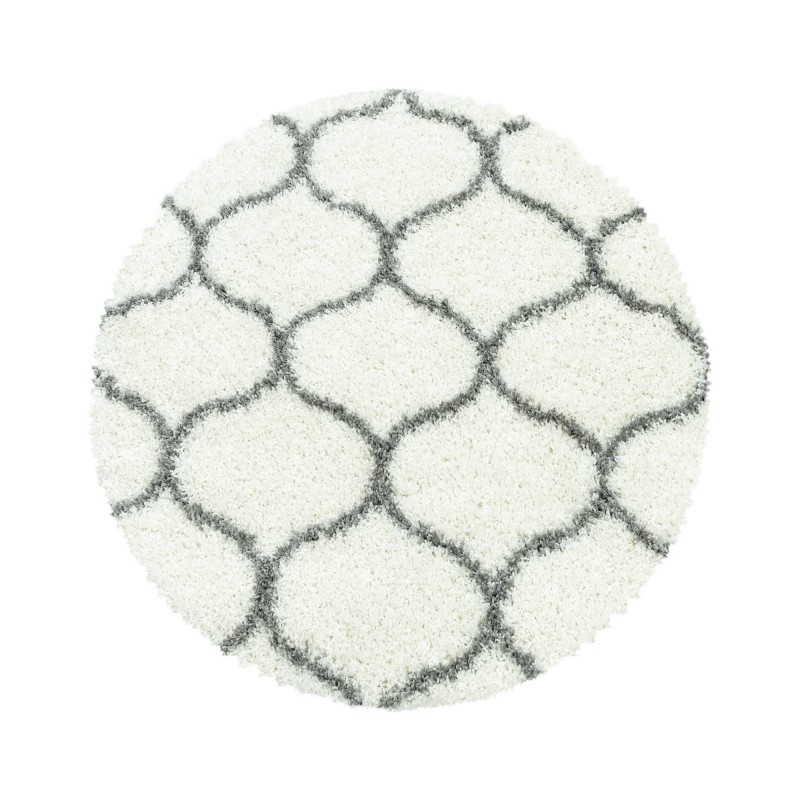 Salsa tæppe - Creme - 80X80 cm (Rundt)