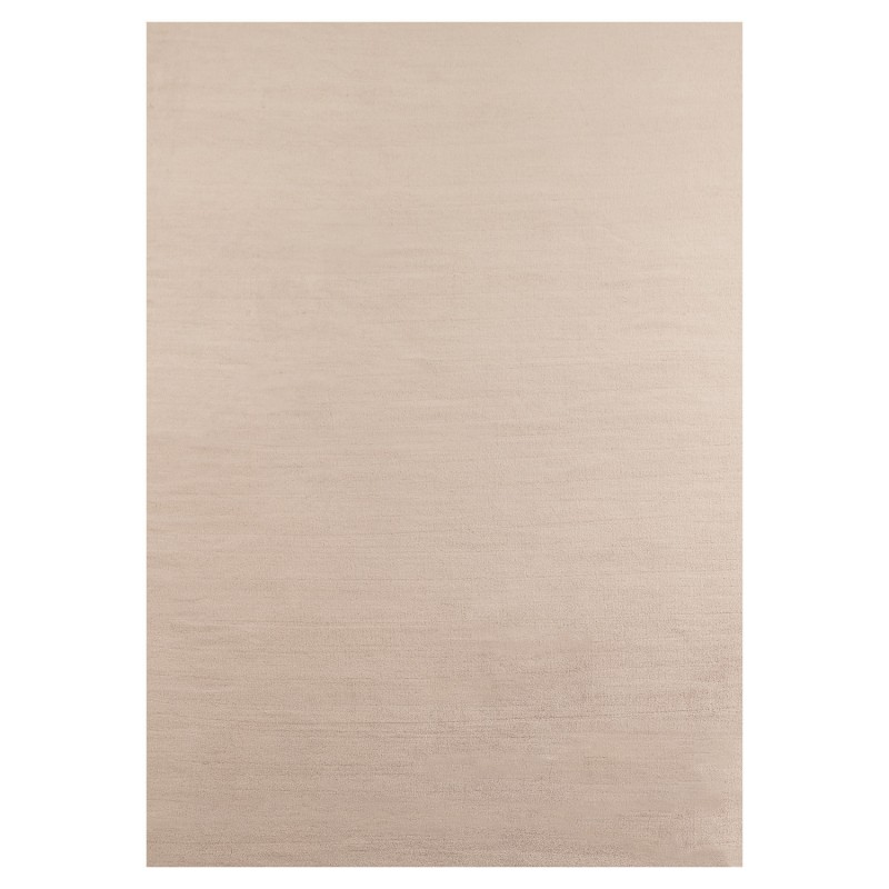 SKY Unicolor beige løber - kortluvet tæppe i mikrofiber - 80 x 150 cm