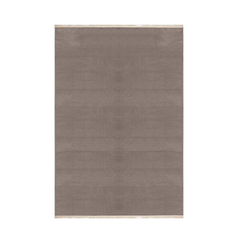 Style Kortluvet tæppe Ensfarvet - Mokka - 200x290