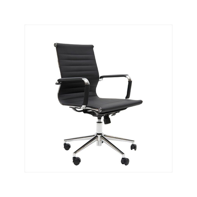 Executive Kontorstol med Lav ryg – Sort