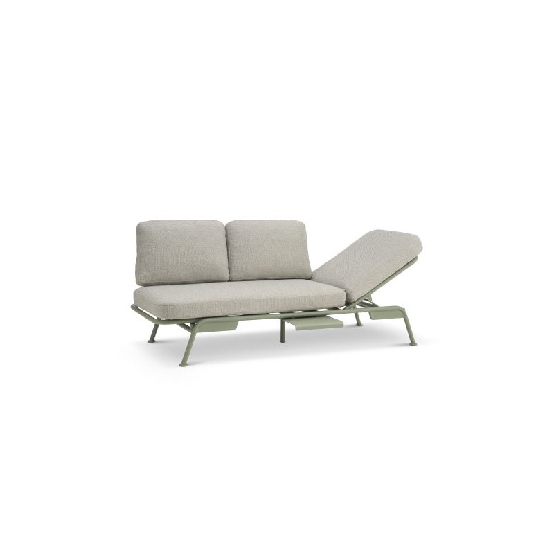Santorini sofa / solseng / daybed Grøn