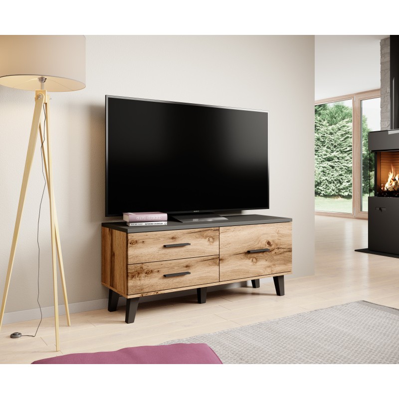 TV Stand LOTTA 120 1D2S wotan eg/Sort
