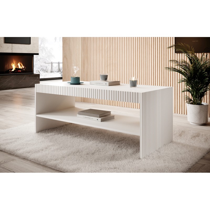 PAFOS sofabord 120cm - Hvid