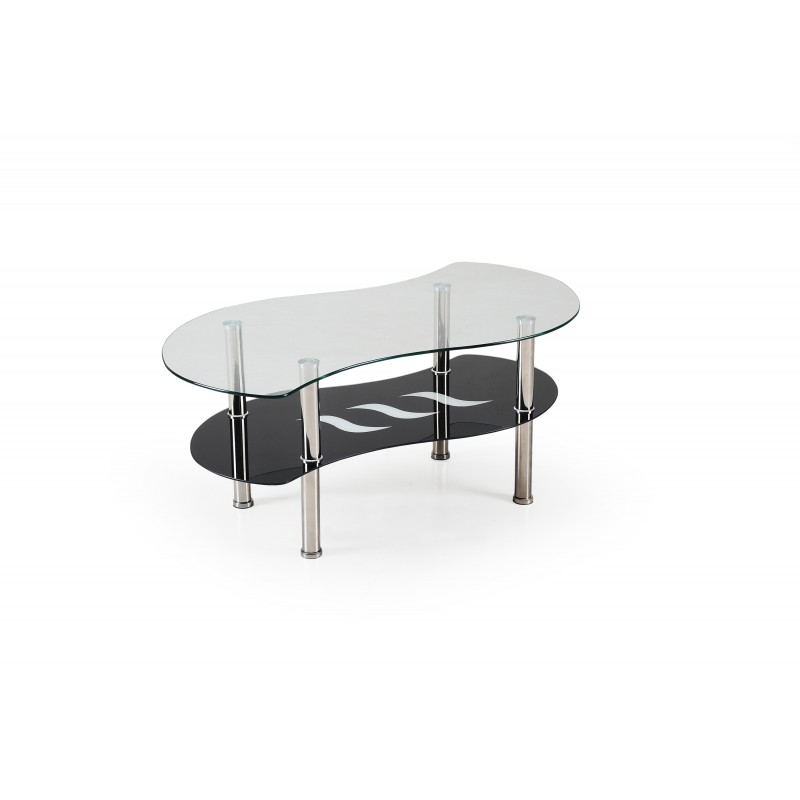 CATANIA Glas sofabord 100x55cm